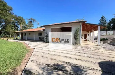 Chácara com 3 dormitórios escriturada à venda, 5100 m² por r$ 800.000 - chácara itamarati - caçapava/sp