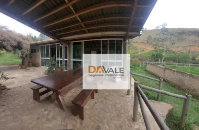 Chácara com 2 dormitórios à venda, 20000 m² por r$ 690.000 - fazenda maristela- tremembé/sp