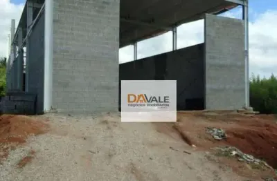 Galpão para alugar, 450 m² por r$ 6.900,00/mês - caçapava velha - caçapava/sp