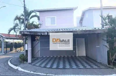 Sobrado em condomínio com 2 dormitórios e edícula à venda, 175 m² por r$ 415.000 - vila bandeirantes - caçapava/sp