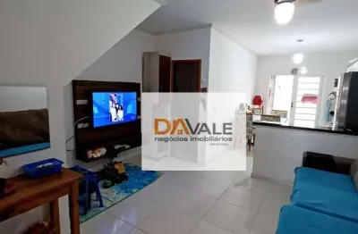 Sobrado com 2 dormitórios suíte à venda por r$ 295.000 - village das flores - caçapava/sp