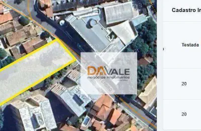 Terreno à venda, 1378 m² por r$ 2.190.000,00 - vila resende - caçapava/sp