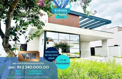 Casa com 3 dormitórios à venda, 249 m² por r$ 2.340.000,00 - alphaville nova esplanada - votorantim/sp