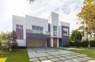 Casa com 4 dormitórios à venda, 550 m² por r$ 9.500.000,00 - condomínio residencial lago azul golf club - araçoiaba da serra/sp