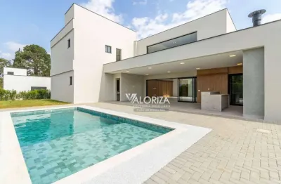 Casa com 4 dormitórios à venda, 500 m² por r$ 5.500.000,00 - condomínio lago azul - araçoiaba da serra/sp