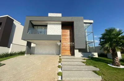 Casa com 3 dormitórios à venda, 313 m² por r$ 2.850.000,00 - alphaville nova esplanada - votorantim/sp