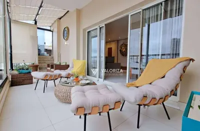 Apartamento com 4 dormitórios à venda, 341 m² por r$ 3.700.000,00 - jardim portal da colina - sorocaba/sp