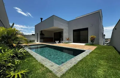 Casa com 3 dormitórios à venda, 294 m² por r$ 2.690.000,00 - alphaville nova esplanada - votorantim/sp