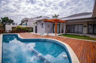 Casa com 5 dormitórios à venda, 437 m² por r$ 3.100.000,00 - condomínio vale do lago - sorocaba/sp
