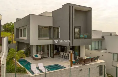 Casa com 3 dormitórios à venda, 299 m² por r$ 2.800.000,00 - alphaville nova esplanada - votorantim/sp