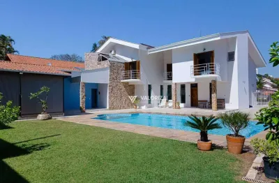 Casa com 5 dormitórios, 680 m² - venda por r$ 2.300.000,00 ou aluguel por r$ 12.522,00/mês - rancho dirce - sorocaba/sp