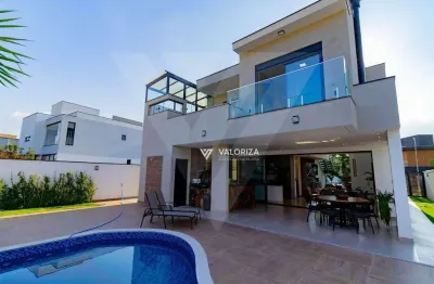 Casa com 3 dormitórios, 326 m² - venda por r$ 3.490.000,00 ou aluguel por r$ 19.557,50/mês - alphaville nova esplanada - votorantim/sp