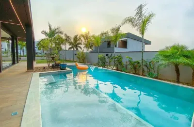 Casa com 5 dormitórios, 450 m² - venda por r$ 4.400.000,00 ou aluguel por r$ 32.075,00/mês - alphaville nova esplanada - votorantim/sp