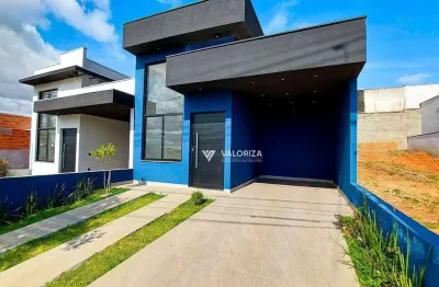 Casa com 3 quartos, sendo 1 suíte com closet à venda, 105 m² por r$ 600.000 - condomínio villagio ipanema i - sorocaba/sp