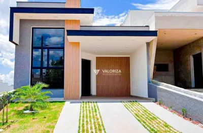 Casa com 3 quartos, sendo 2 suítes à venda, 108 m² por r$ 630.000 - condomínio villagio ipanema - sorocaba/sp