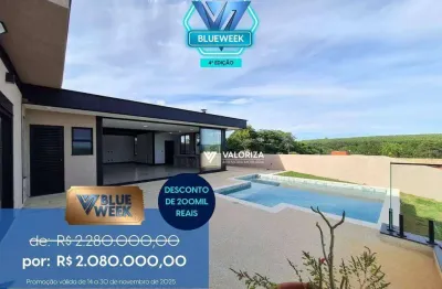 Casa com 4 dormitórios à venda, 358 m² por r$ 2.080.000,00 - condomínio terras de são lucas - sorocaba/sp