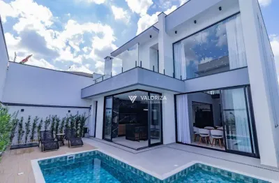 Casa com 4 dormitórios à venda, 274 m² por r$ 2.599.000,00 - condomínio chácara ondina - sorocaba/sp