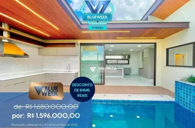 Casa com 3 dormitórios à venda, 194 m² por r$ 1.596.000,00 - condomínio villa verona - sorocaba/sp