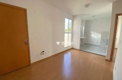 Apartamento com 2 dormitórios à venda, 43 m² por r$ 209.900,00 - caguaçu - sorocaba/sp