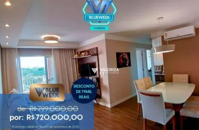 Apartamento com 3 dormitórios à venda, 90 m² por r$ 720.000,00 - além ponte - sorocaba/sp