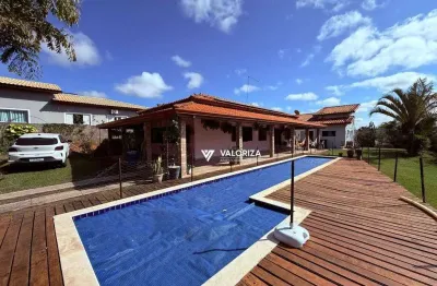 Chácara com 5 dormitórios à venda, 904 m² por r$ 950.000,00 - condomínio village da serra - araçoiaba da serra/sp