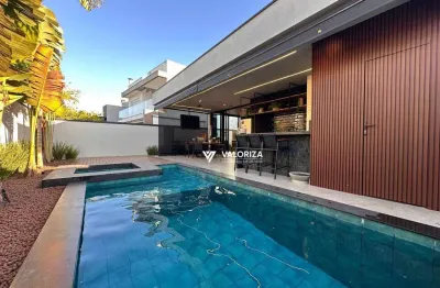 Casa com 3 dormitórios à venda, 260 m² por r$ 2.550.000,00 - alphaville nova esplanada - votorantim/sp