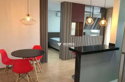 Apartamento com 1 quarto para alugar, 56 m² por r$ 4.208/mês - jardim américa - sorocaba/sp