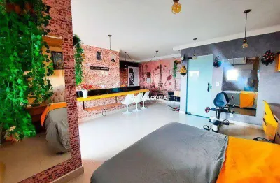 Apartamento com 1 quarto para alugar, 56 m² por r$ 3.488/mês - jardim américa - sorocaba/sp