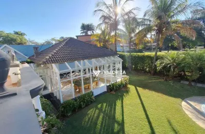 Casa com 5 quartos, 700 m² - venda por r$ 4.500.000 ou aluguel por r$ 17.950/mês - lago azul condomínio e golfe clube - araçoiaba da serra/sp