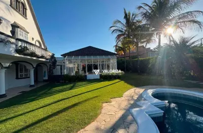 Casa com 5 quartos, 700 m² - venda por r$ 4.500.000 ou aluguel por r$ 17.950/mês - lago azul condomínio e golfe clube - araçoiaba da serra/sp