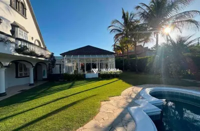 Casa com 5 quartos, 700 m² - venda por r$ 4.500.000 ou aluguel por r$ 17.950/mês - lago azul condomínio e golfe clube - araçoiaba da serra/sp