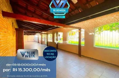 Casa com 3 quartos para alugar, 340 m² por r$ 18.350/mês - parque campolim - sorocaba/sp