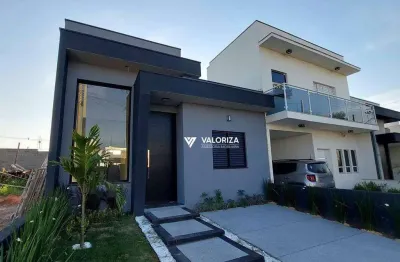 Casa com 3 quartos, sendo 2 suítes à venda, 118 m² por r$ 830.000 - condomínio residencial jardim - sorocaba/sp