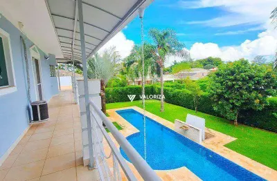 Casa com 4 quartos para alugar, 465 m² por r$ 16.667/mês - lago azul condomínio e golfe clube - araçoiaba da serra/sp