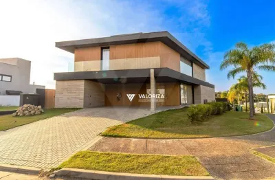 Casa com 3 dormitórios à venda, 512 m² por r$ 6.500.000,00 - alphaville nova esplanada - votorantim/sp