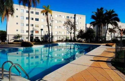Apartamento com 2 quartos para alugar, 45 m² por r$ 1.608/mês - condomínio parque sicília - votorantim/sp