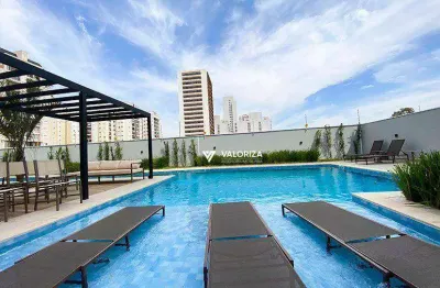 Apartamento com 1 quarto para alugar, 47 m² por r$ 4.000/mês - parque campolim - sorocaba/sp