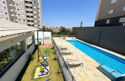 Apartamento com 2 dormitórios para alugar, 42 m² por r$ 1.680,00/mês - wanel ville - sorocaba/sp