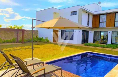 Sobrado com 4 dormitórios à venda, 437 m² por r$ 4.600.000,00 - alphaville nova esplanada - votorantim/sp