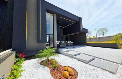 Casa com 3 quarto à venda, 180 m² por r$ 1.650.000 - condomínio jardim residencial pampulha - sorocaba/sp