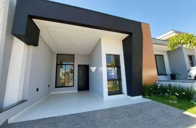 Casa com 3 dormitórios à venda, 110 m² por r$ 670.000,00 - condomínio villagio ipanema i - sorocaba/sp