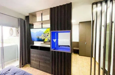 Studio com 1 quarto para alugar, 45 m² por r$ 3.595/mês - jardim américa - sorocaba/sp