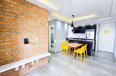 Apartamento com 2 dormitórios, 59 m² - venda por r$ 390.000,00 ou aluguel por r$ 3.400,00/mês - condomínio alpha club residencial - sorocaba/sp