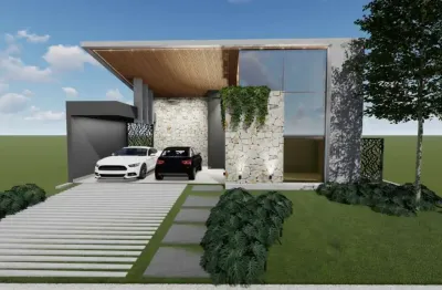 Casa com 3 suítes no condomínio terras altas em uberlândia