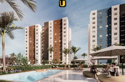 Apartamento 2 quartos, suíte, varanda gourmet, bairro grand ville - entrada parcelada em 57x
