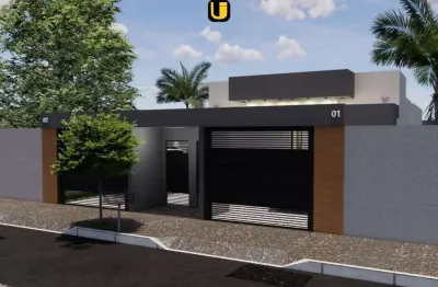 Casa 2 quartos, suíte com closet à venda em uberlândia-mg, na zona sul, bairro laranjeiras -  142m2 área construída