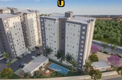 Apartamento com 2 quartos à venda na avenida nicomedes alves dos santos, 7200, shopping park, uberlândia, 48 m2 por r$ 217.390