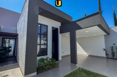 Casa nova 3/4, suíte e closet, 4 vagas - r$880mil no bairro novo mundo - uberlândia/mg