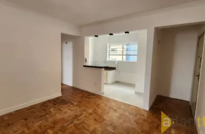 Apartamento 59m² na avenida da praia com vista mar, embaré - santos, 1 dormitório, 1 sala, 1 banheiro e cozinha americana. reformado.