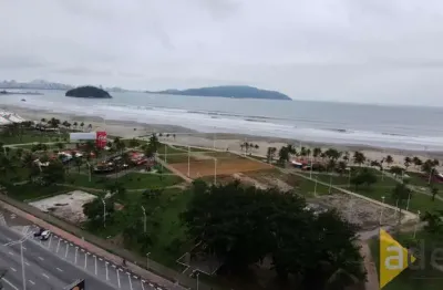 Oportunidade de apartamento de 106m2 em são vicente, de frente ao mar.